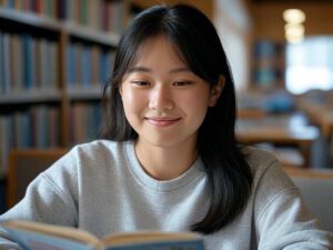 버팀목 대출에 성공해서 좋아하는 여학생